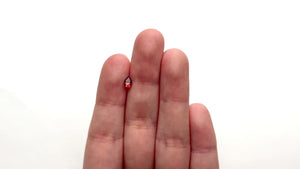 0.52ct 5.96x4.10x3.15mm Pear Brilliant Sapphire 26660-01