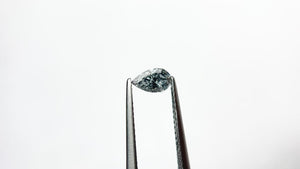 0.45ct 6.80x4.05x2.42mm GIA VVS2 Fancy Greyish Blue Pear Brilliant 24126-01