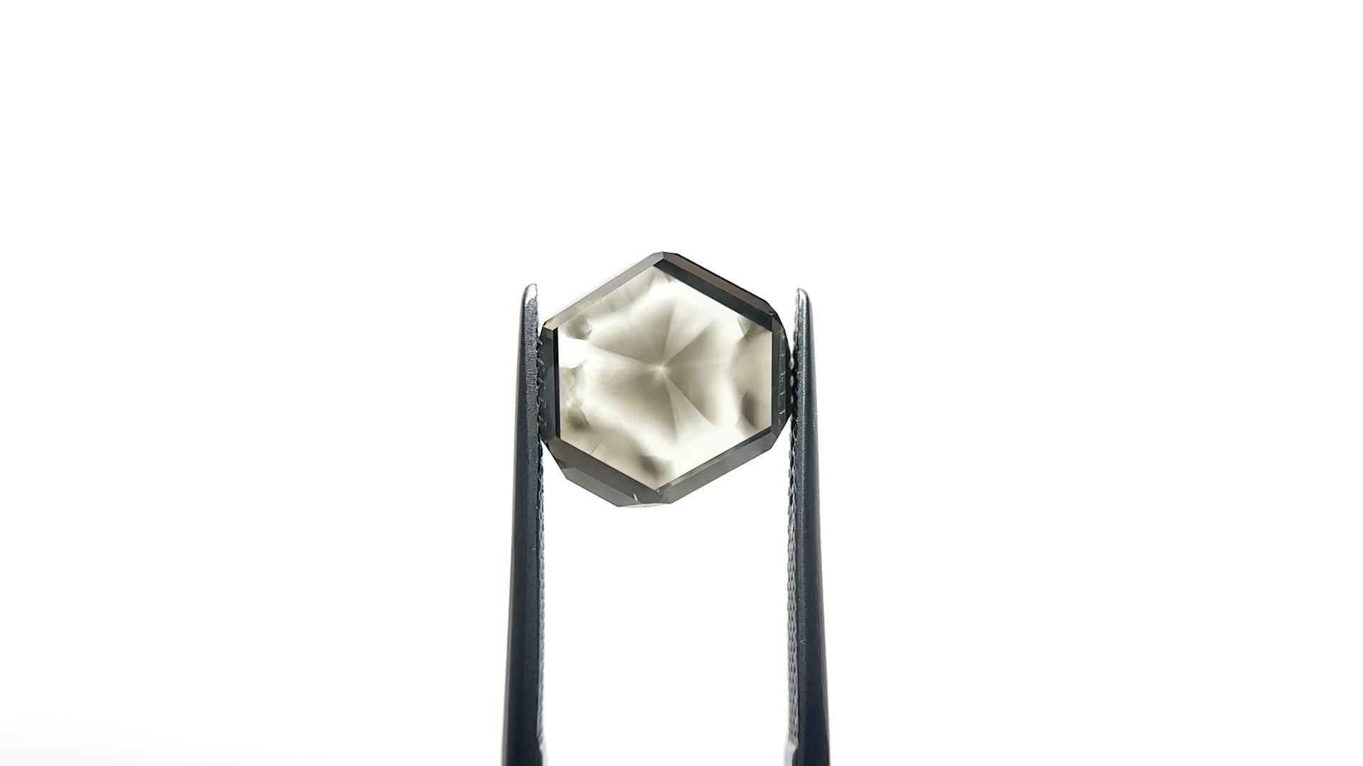 4.40ct 12.17x11.05x2.70mm Hexagon Portrait Cut 27785-01