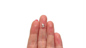 0.69ct 6.88x4.41x2.67mm Half Moon Double Cut 🇨🇦 26949-01