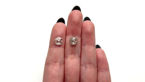 3.45cttw 2pc 8.46x8.33x3.01mm 9.01x8.41x3.37mm Polished Raw Diamond Matching Pair 🇨🇦 27967-01