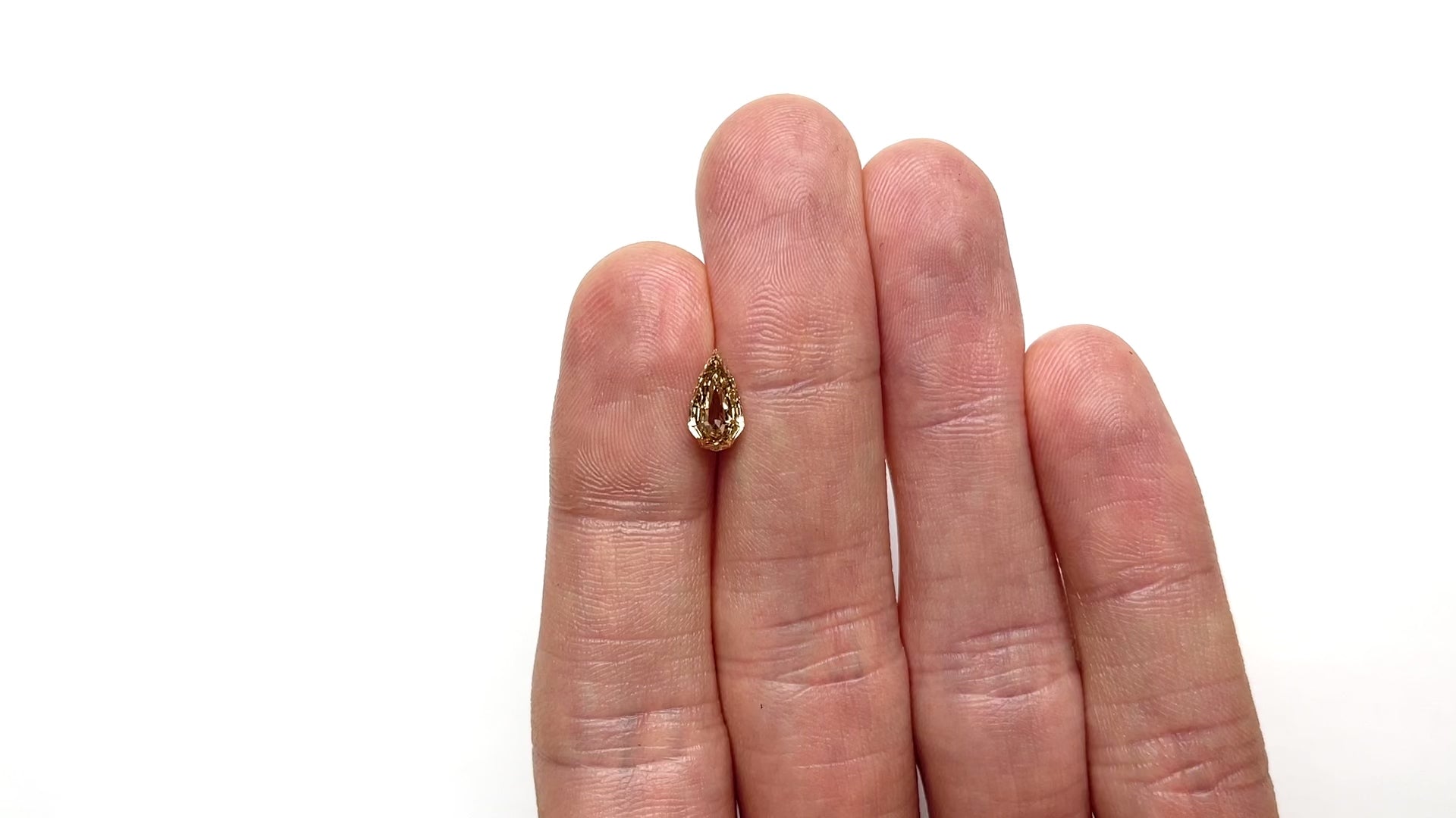 1.17ct 9.86x5.35x3.07mm VS1 C5 Geo Pear Step Cut 27082-17