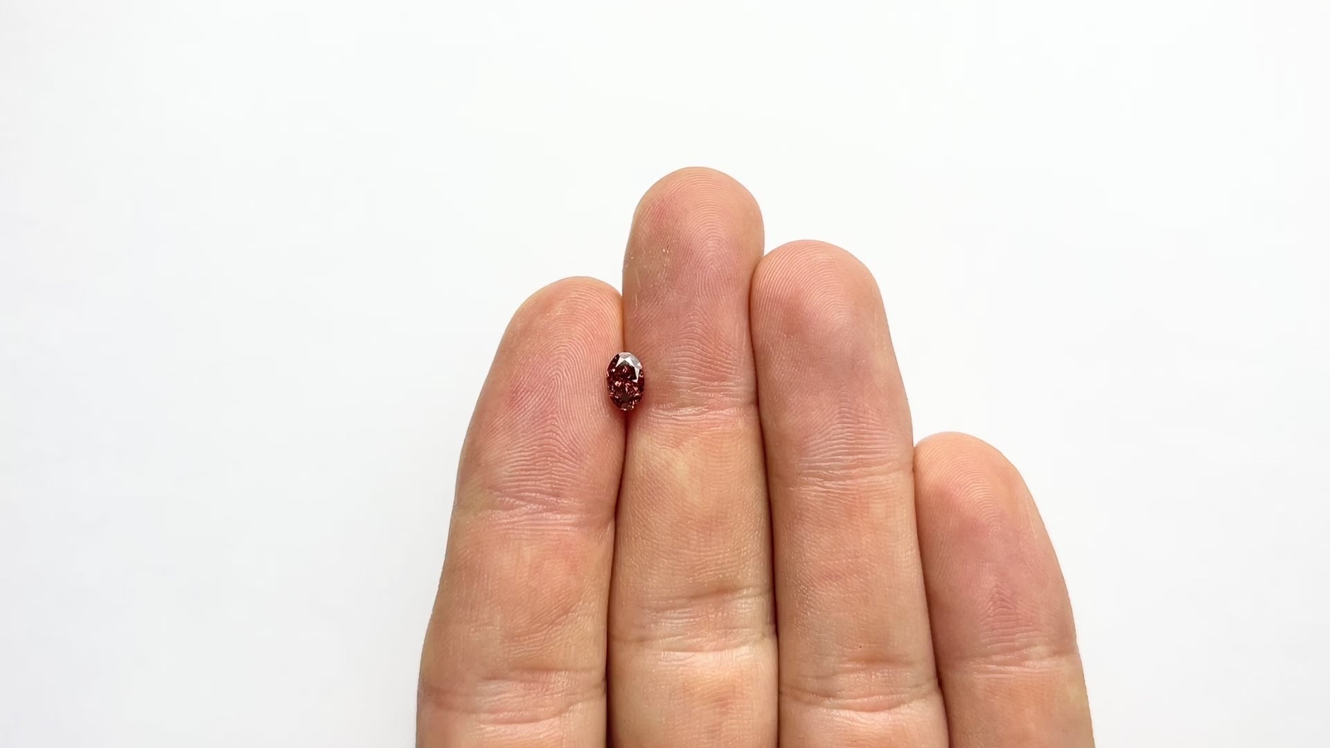 0.80ct 6.64x4.33x3.25mm GIA SI2 Fancy Deep Brownish Orangy Pink Oval Brilliant 🇦🇺 24162-01