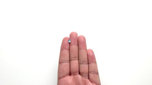 0.64ct 6.32x4.62x2.69mm Cushion Brilliant Sapphire 26673-11