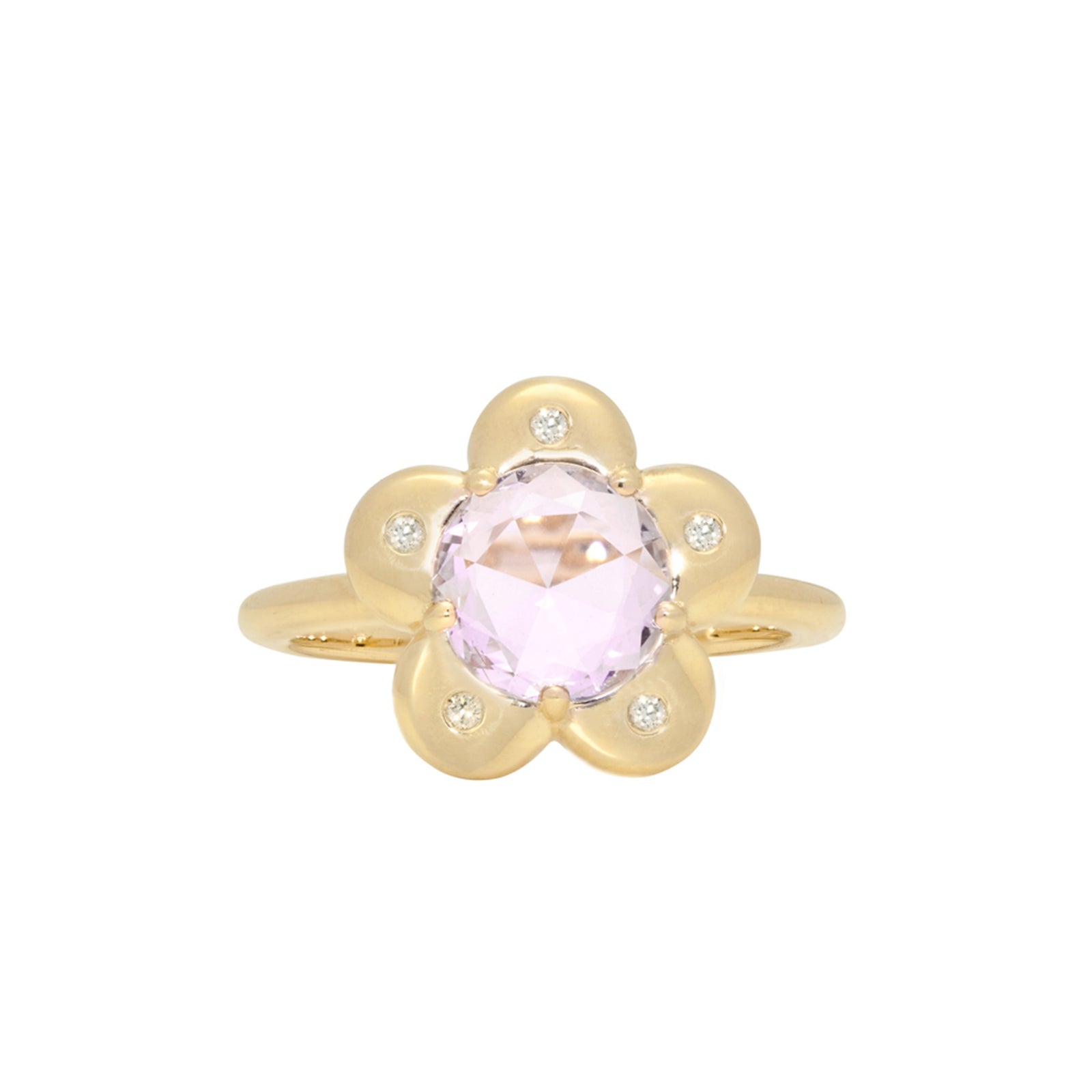 1.21ct Round Rosecut Sapphire <br><b> Emily Warden Designs </b>| Lilac Flower Power Ring