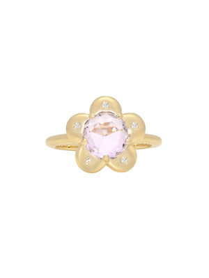 Lilac Flower Power Ring