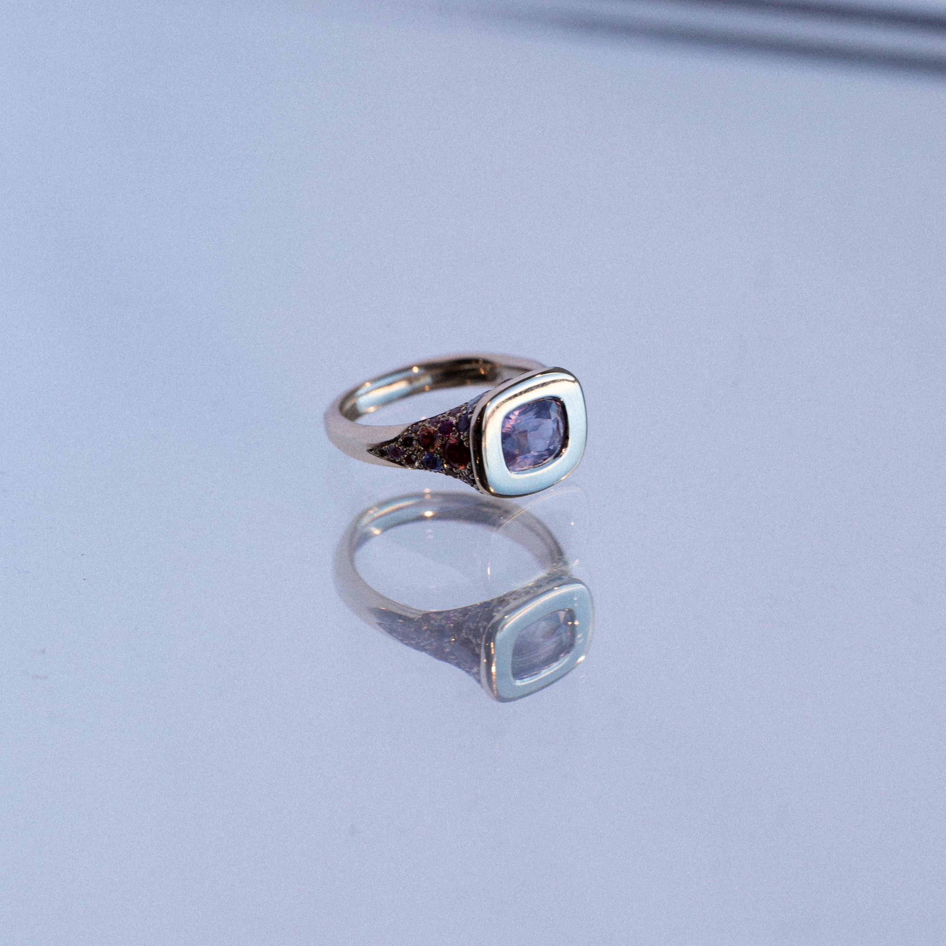 1.74ct Cushion Brilliant Sapphire <br><b> Rokosz x Misfit x Everywhere Taos </b>| Sapphire Ring Collab