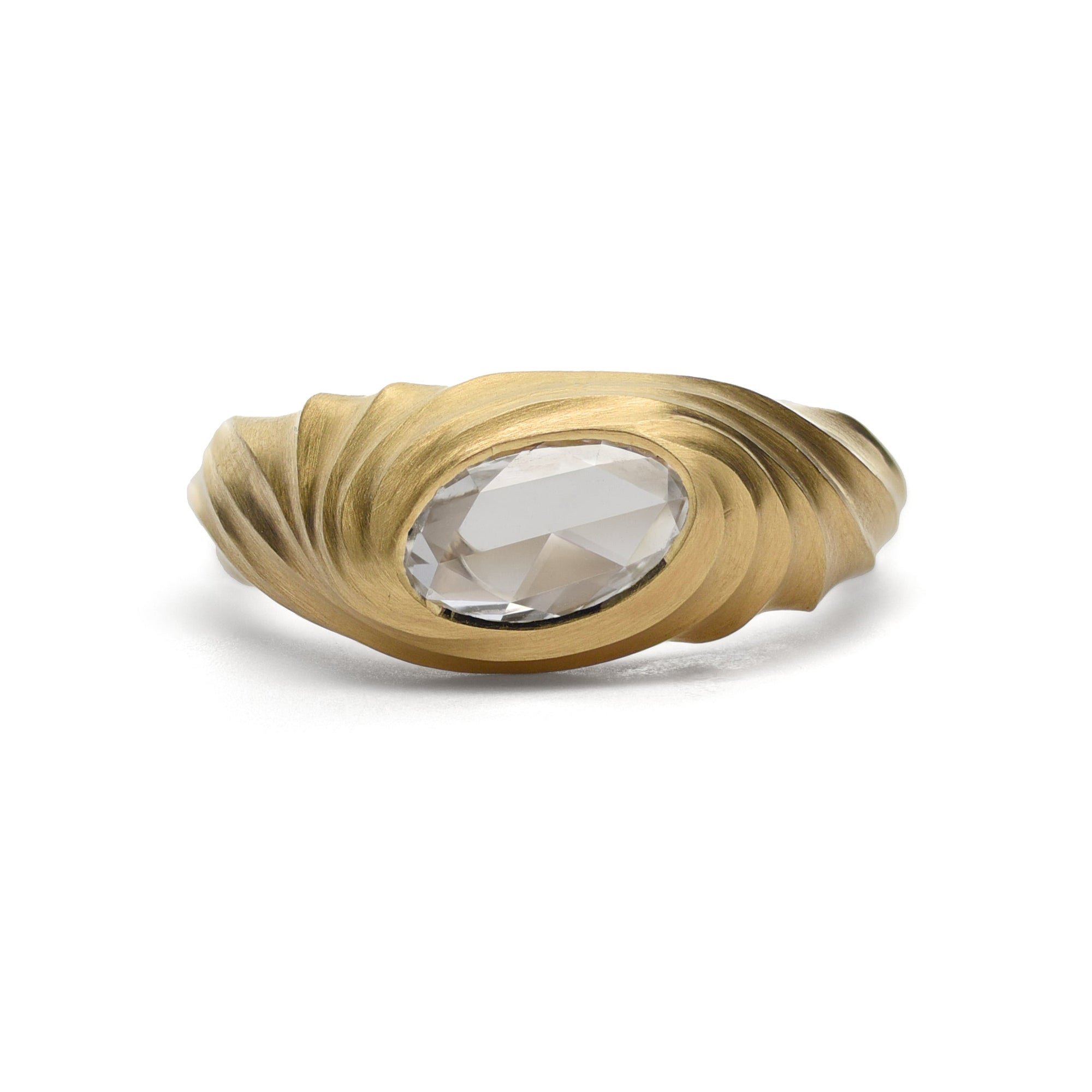 McCaul | Arris Ring <br> 0.71ct Oval Rosecut