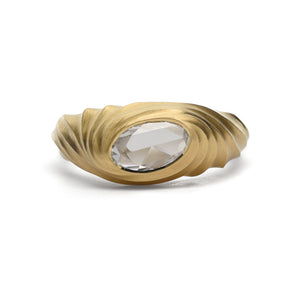McCaul | Arris Ring <br> 0.71ct Oval Rosecut