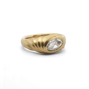 McCaul | Arris Ring <br> 0.71ct Oval Rosecut