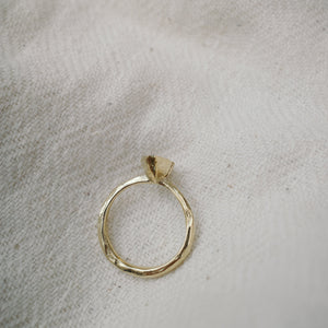 We Are Arrow | 1.53ct Open Bezel Lozenge Sapphire Ring