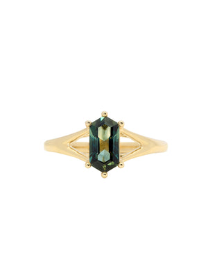 Sapphire Split Shank Ring