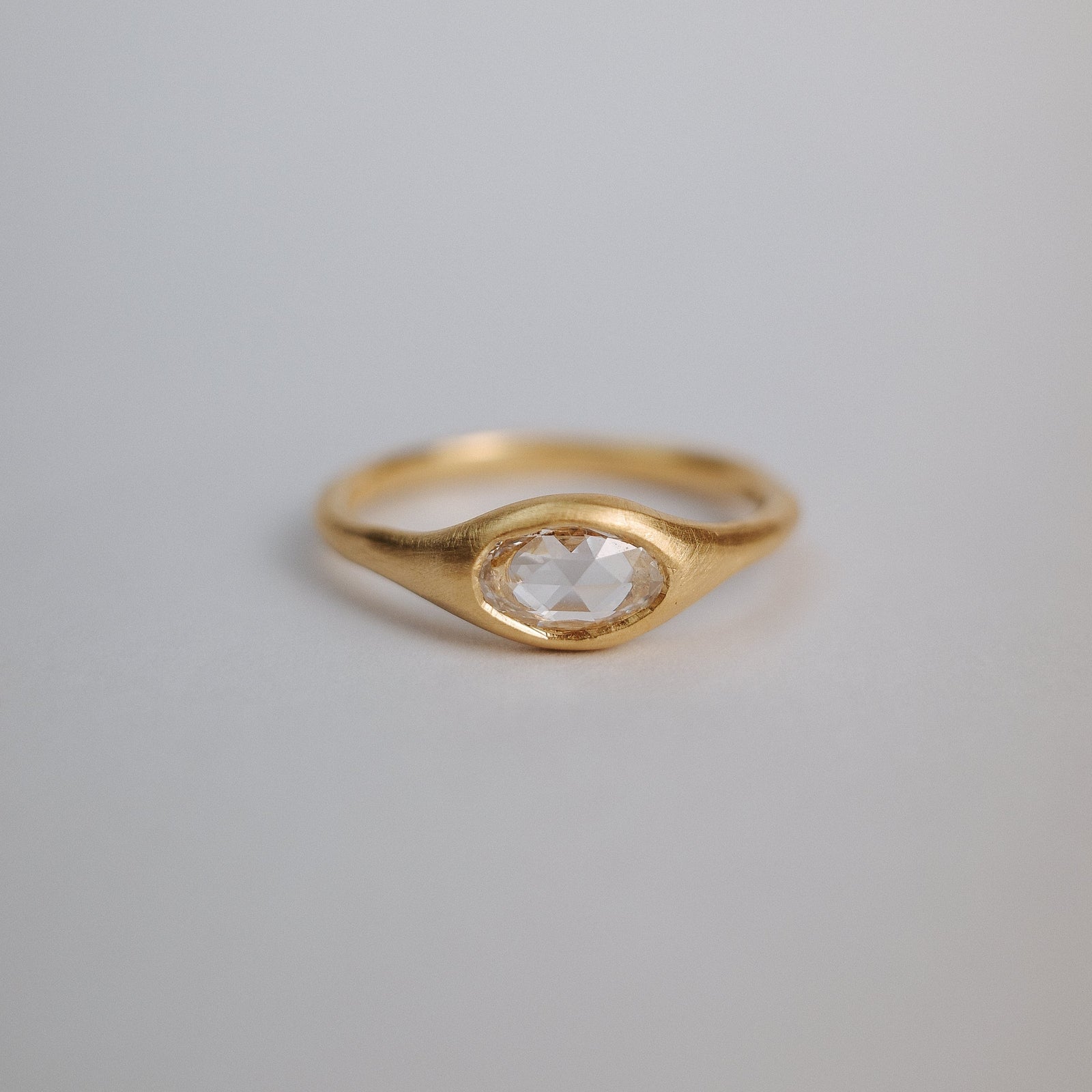 We Are Arrow | 0.32ct East/West Rosecut Diamond Signet