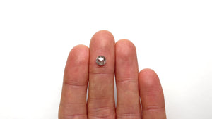 1.01ct 6.36x6.35x2.89mm Round Rosecut 22345-17