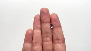 0.68ct 6.86x5.13x2.51mm Pear Rosecut Sapphire 22306-05