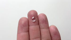 1.01ct 8.19x5.94x2.10mm VS2 I-J Pear Rosecut 18235-08