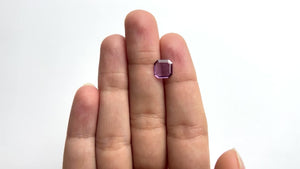 1.14ct 7.82x7.80x1.35mm Cut Corner Square Portrait Cut Sapphire 22426-01