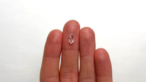 0.91ct 9.64x5.23x1.97mm SI1 L Marquise Rosecut 19574-01