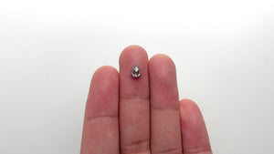 0.67ct 6.82x4.91x2.55mm Pear Rosecut 19062-33