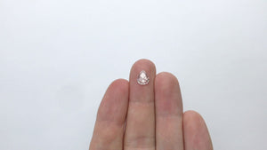 1.10ct 8.99x7.41x2.08mm SI1 G Pear Rosecut 18218-13