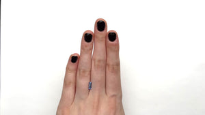 0.48ct 7.49x2.78x2.03mm Cut Corner Rectangle Step Cut Sapphire 22854-01