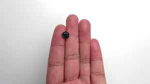 3.05ct 8.60x7.33x5.68mm Hexagon Step Cut Sapphire 20983-01