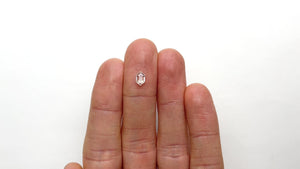 0.50ct 7.05x4.37x1.77mm I1 F Hexagon Rosecut 22358-08