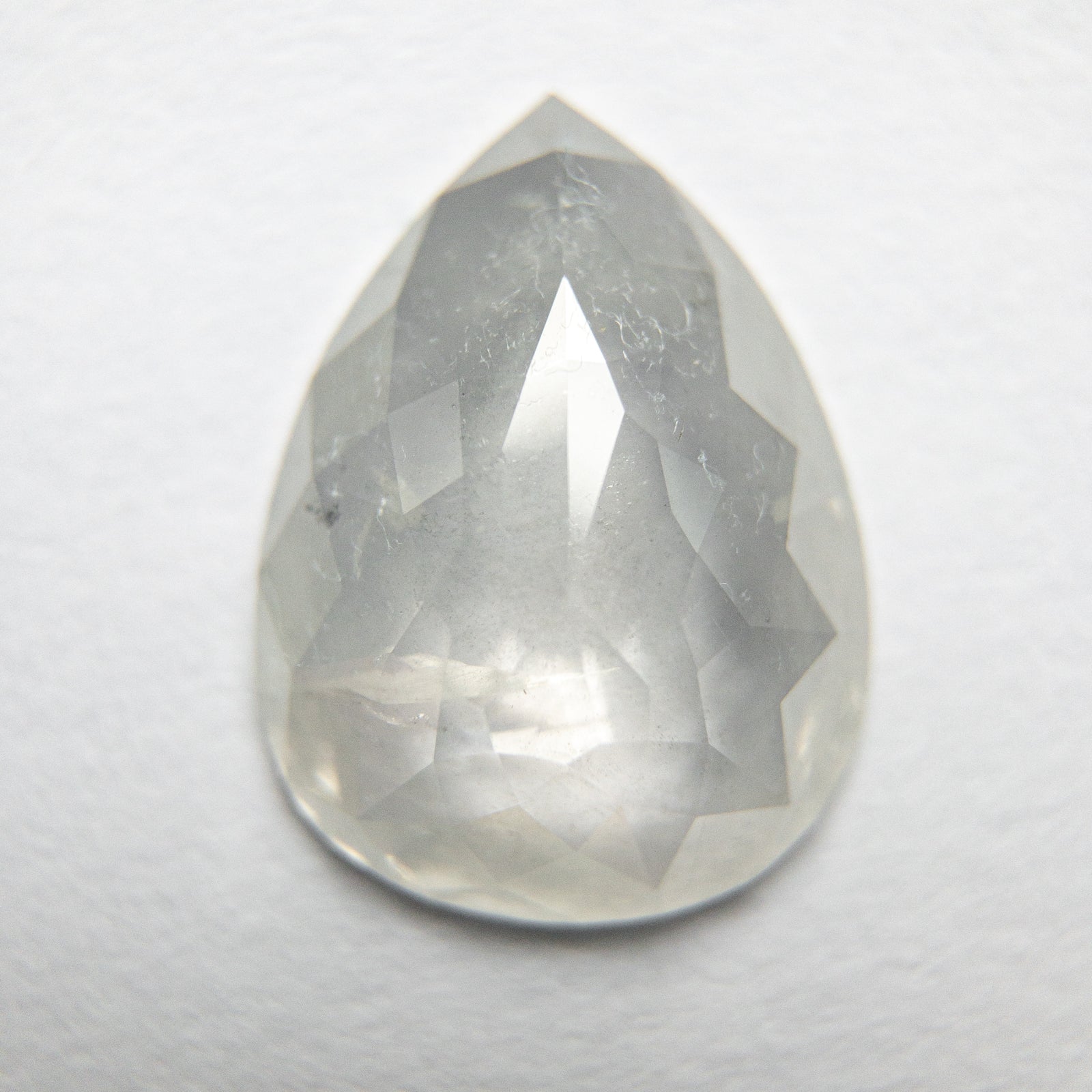 2.36ct 11.94x8.94x3.05mm Pear Rosecut 18001-12 - Misfit Diamonds