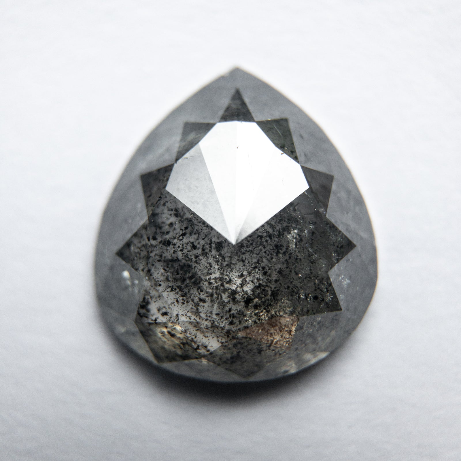 2.87ct 10.97x9.83x3.26mm Pear Rosecut 18002-03 - Misfit Diamonds