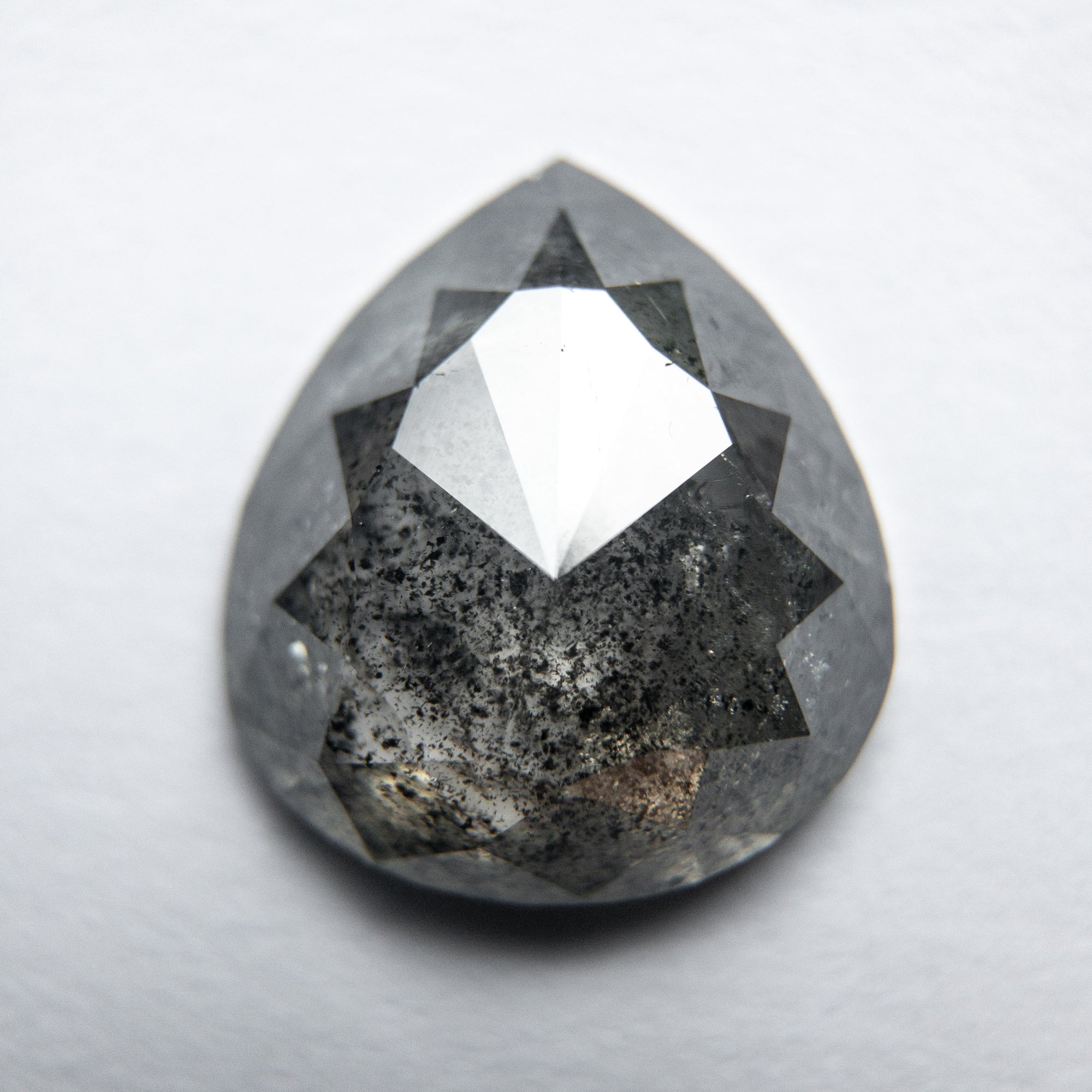 2.87ct 10.97x9.83x3.26mm Pear Rosecut 18002-03 - Misfit Diamonds