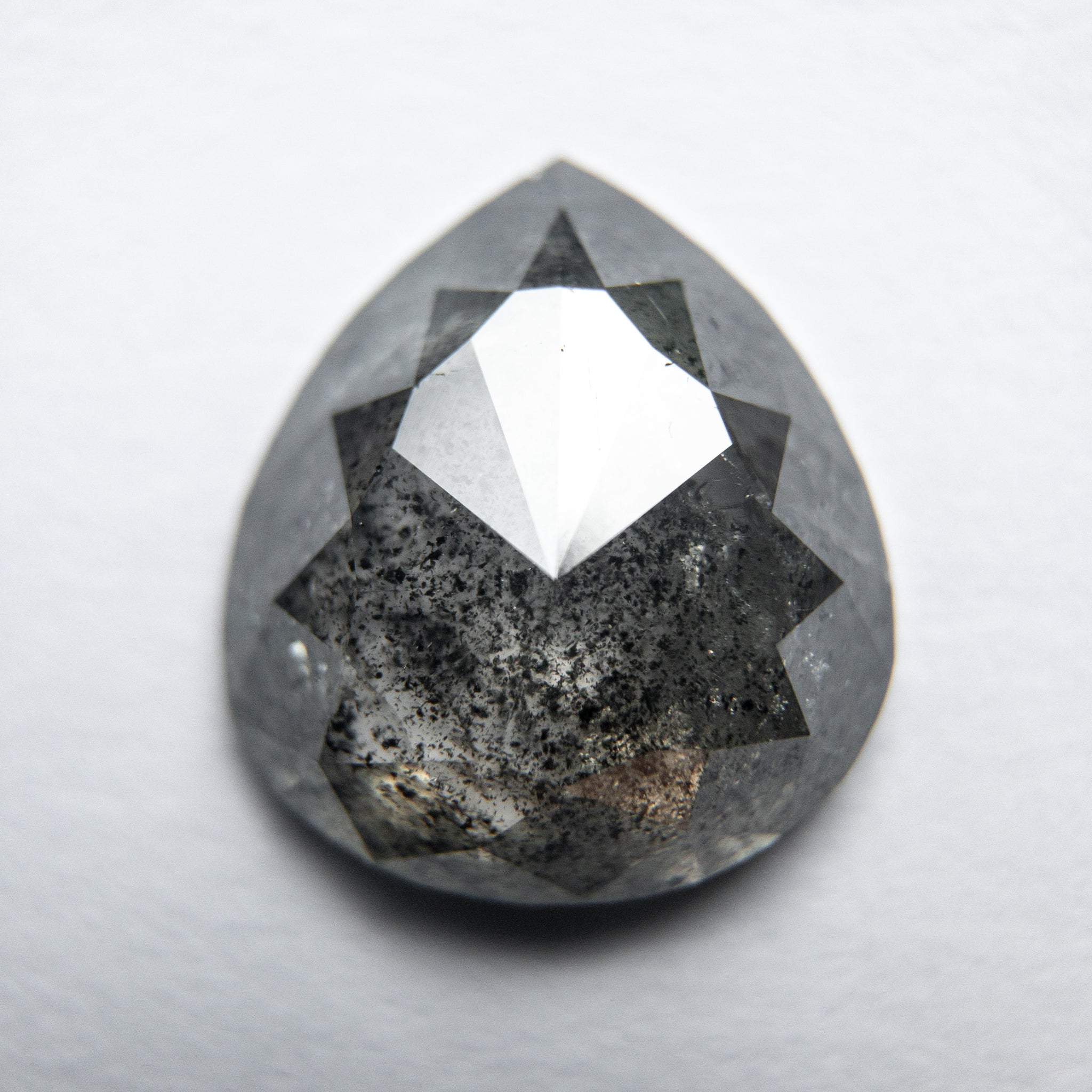 2.87ct 10.97x9.83x3.26mm Pear Rosecut 18002-03 - Misfit Diamonds