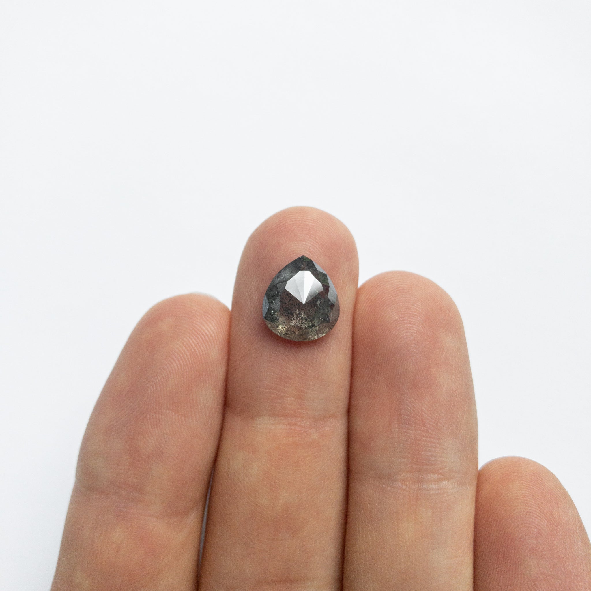 2.87ct 10.97x9.83x3.26mm Pear Rosecut 18002-03 - Misfit Diamonds