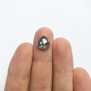 2.75ct 10.97x9.79x3.12mm Pear Rosecut 18002-04 - Misfit Diamonds