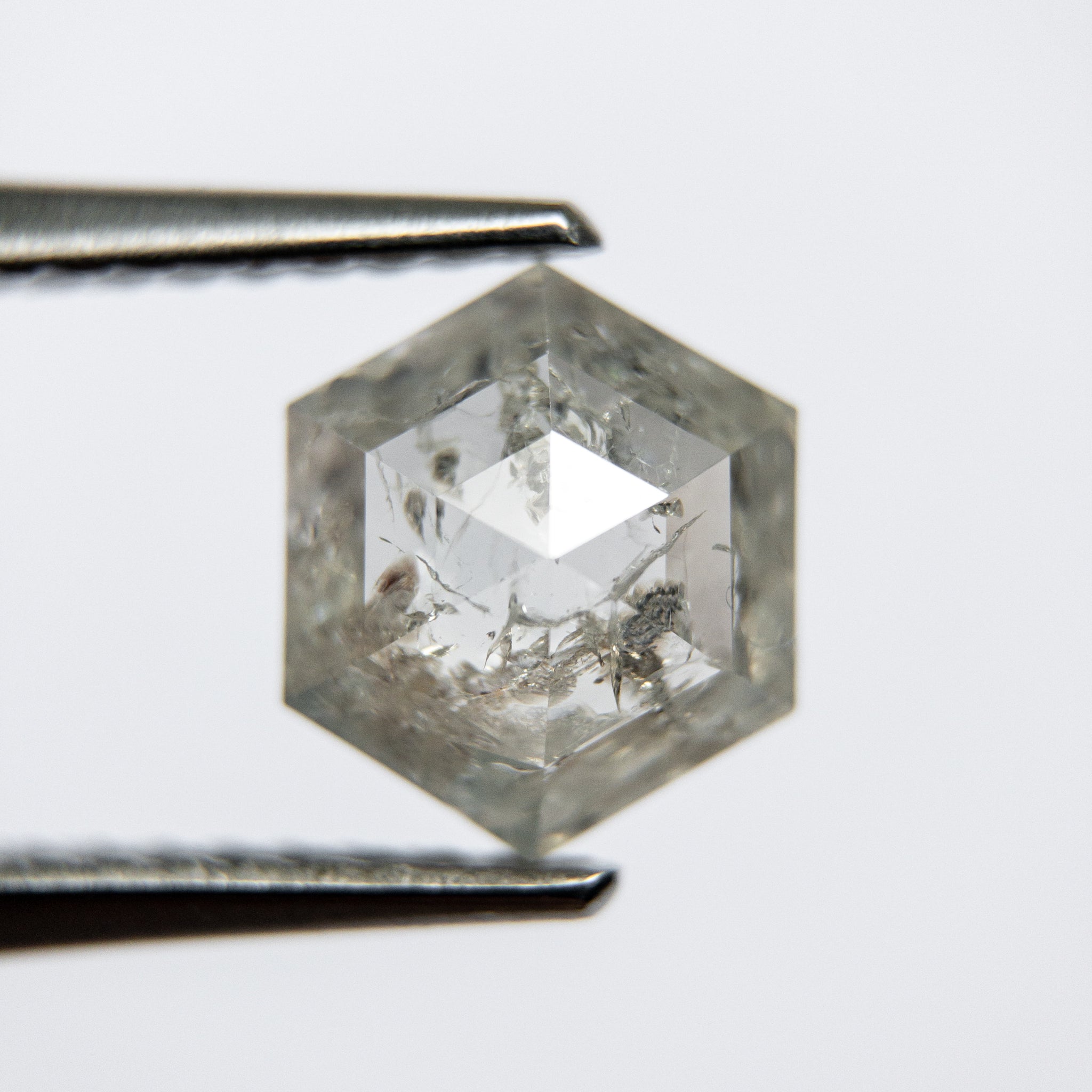 1.07ct 7.81x6.68x2.83mm Hexagon Rosecut 18003-03 - Misfit Diamonds
