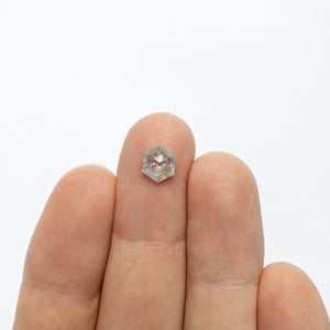 1.07ct 7.81x6.68x2.83mm Hexagon Rosecut 18003-03 - Misfit Diamonds