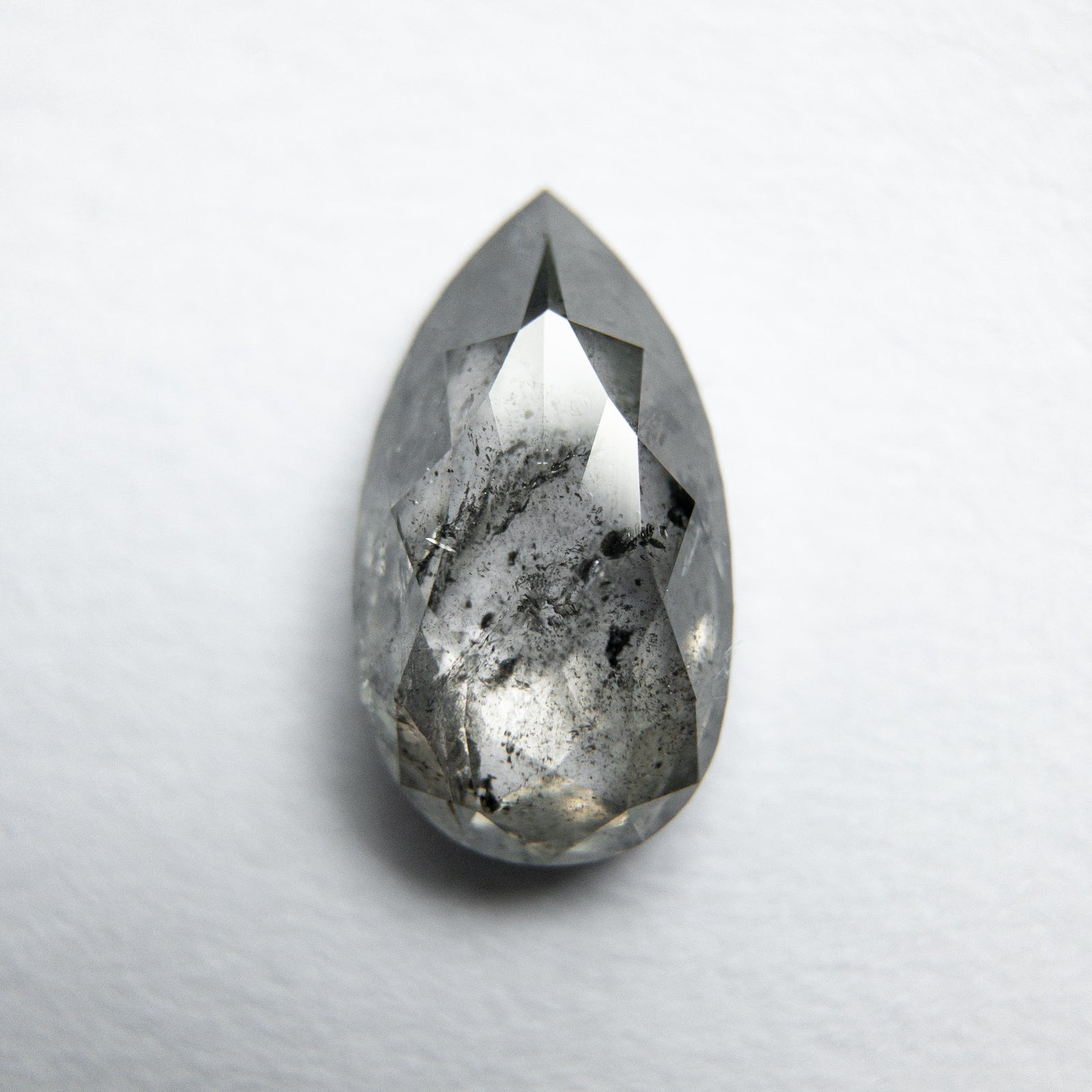 1.41ct 9.89x5.64x2.91mm Pear Rosecut 18004-05 - Misfit Diamonds