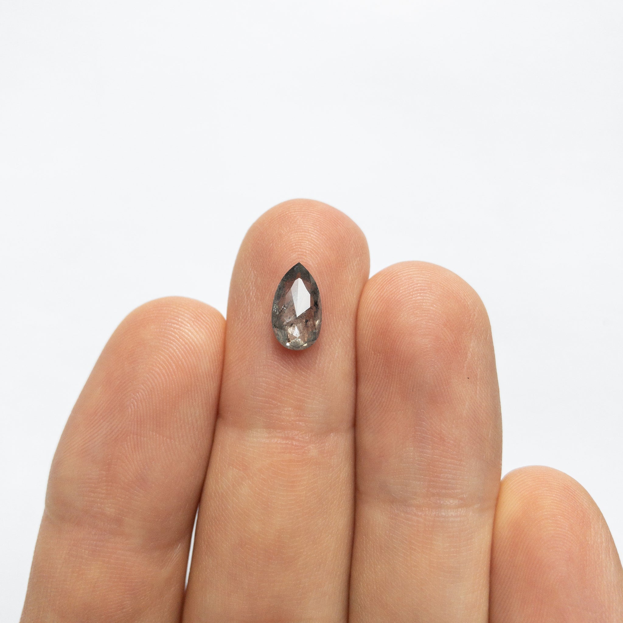 1.41ct 9.89x5.64x2.91mm Pear Rosecut 18004-05 - Misfit Diamonds