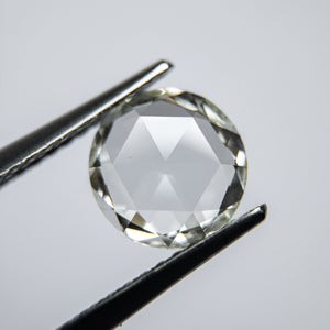 1.23ct 7.69-7.50x2.14mm SI1 J/K Round Rosecut 18008-01 - Misfit Diamonds