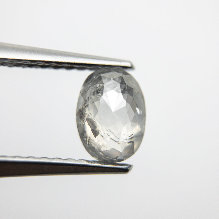 0.90ct 6.78x5.03x2.96mm Oval Rosecut 18015-12 - Misfit Diamonds
