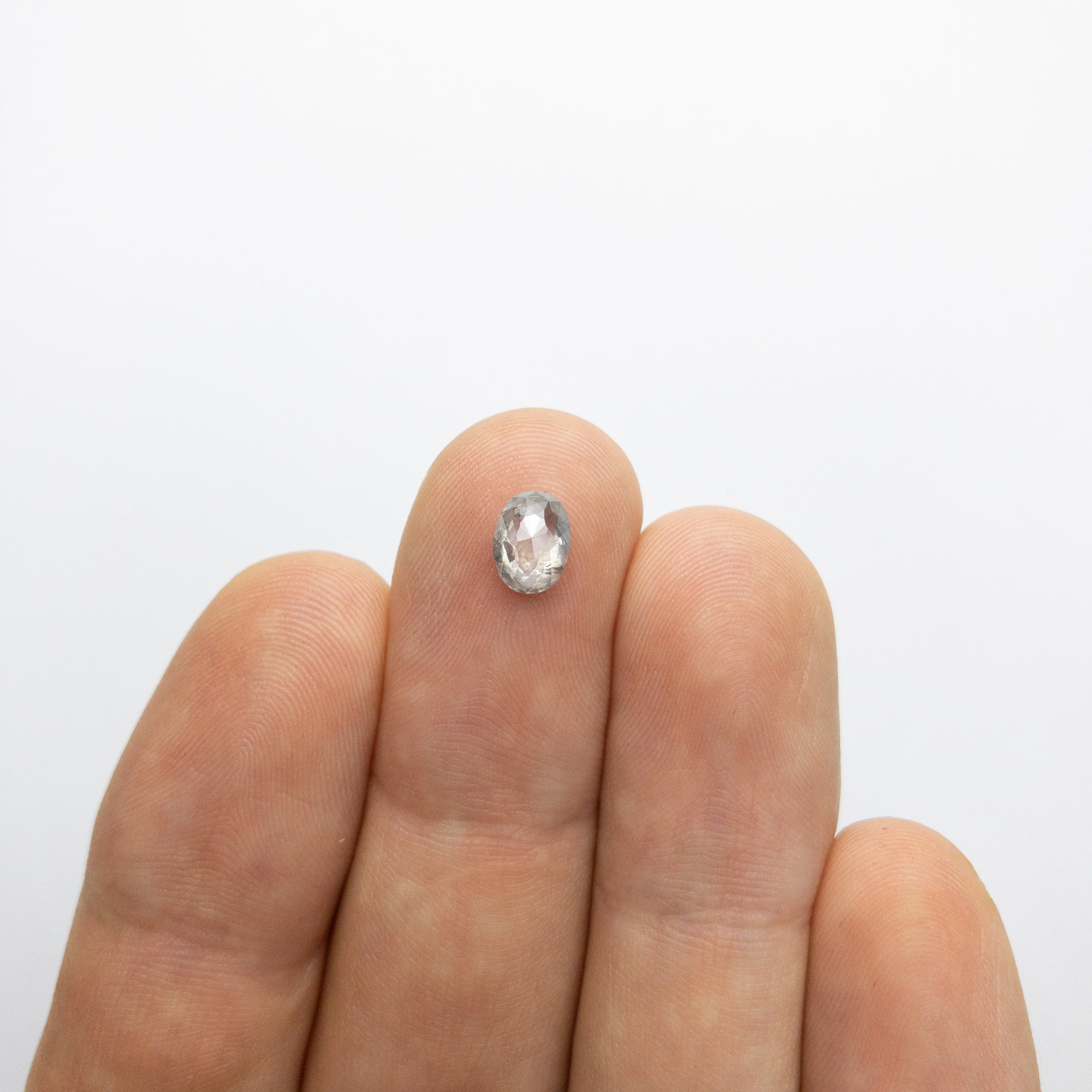 0.90ct 6.78x5.03x2.96mm Oval Rosecut 18015-12 - Misfit Diamonds