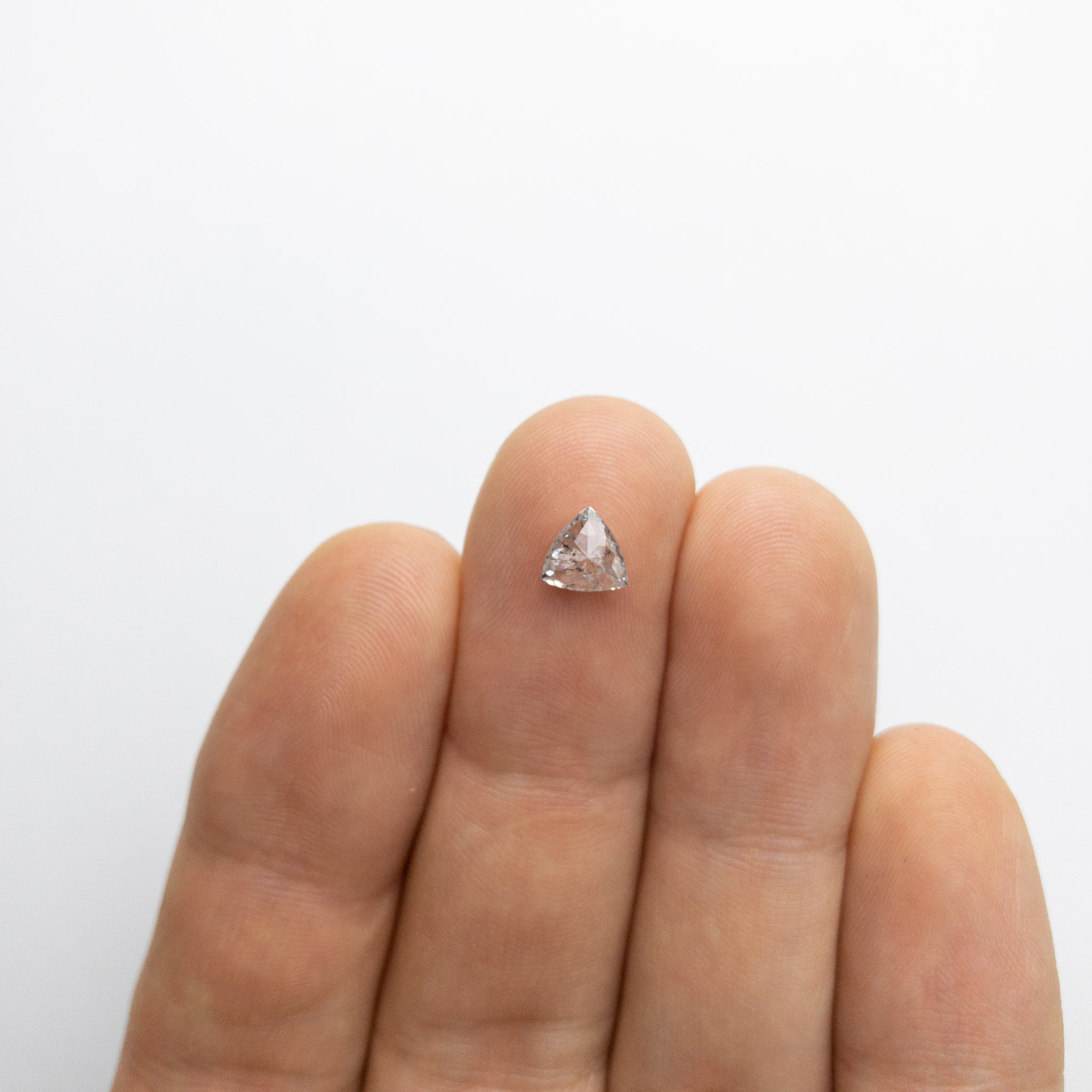 0.64ct 6.12x6.14x2.41mm Trillion Rosecut 18015-19 - Misfit Diamonds