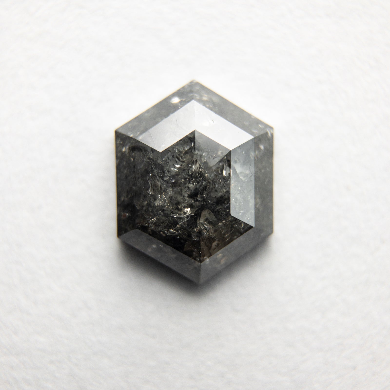1.10ct 8.00x6.20x2.51mm Hexagon Rosecut 18019-06 - Misfit Diamonds