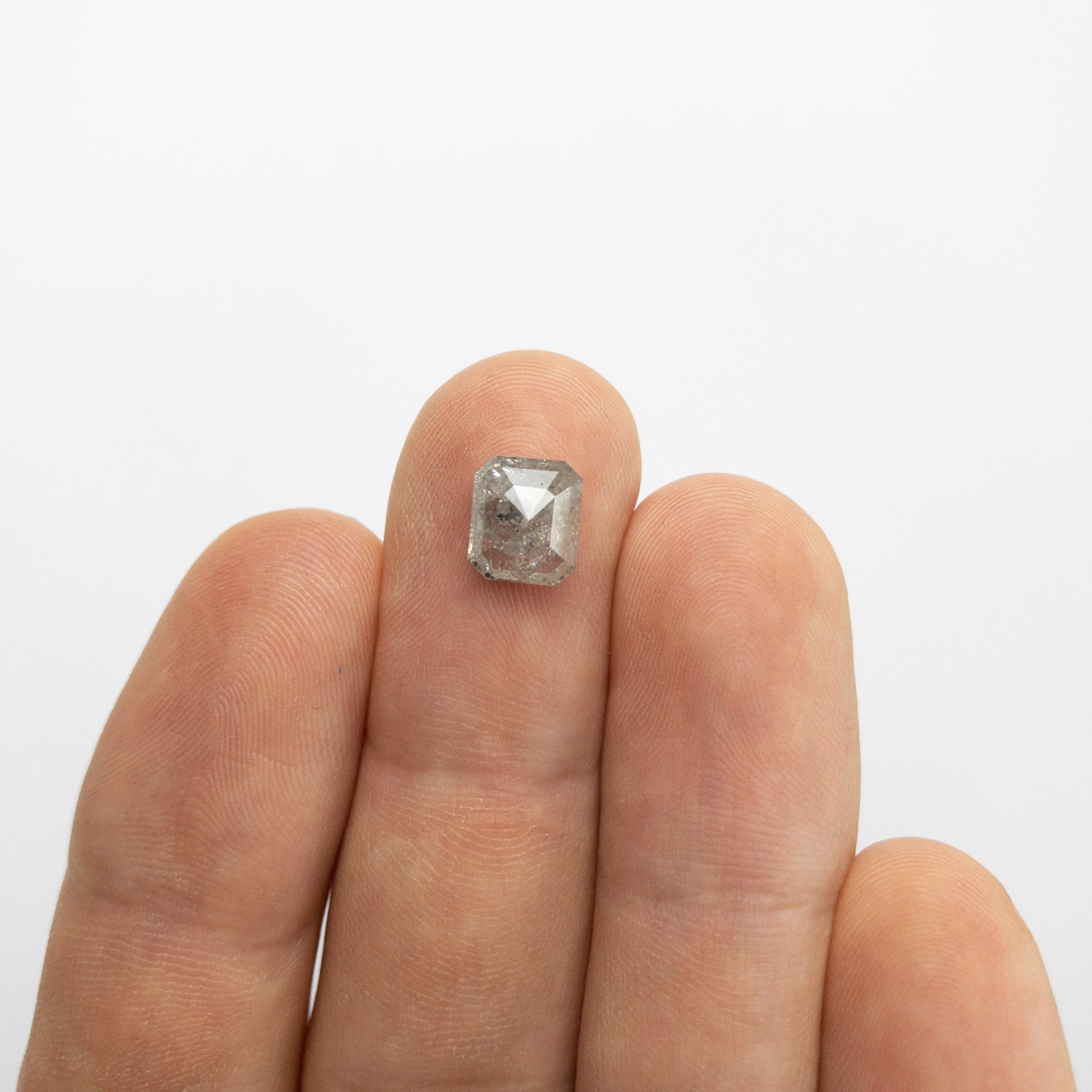 2.07ct 7.93x6.84x3.63mm Cut Corner Rectangle Rosecut 18019-07 - Misfit Diamonds