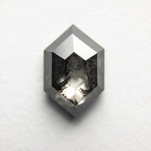 1.29ct 8.88x5.82x2.82mm Hexagon Rosecut 18019-09 - Misfit Diamonds