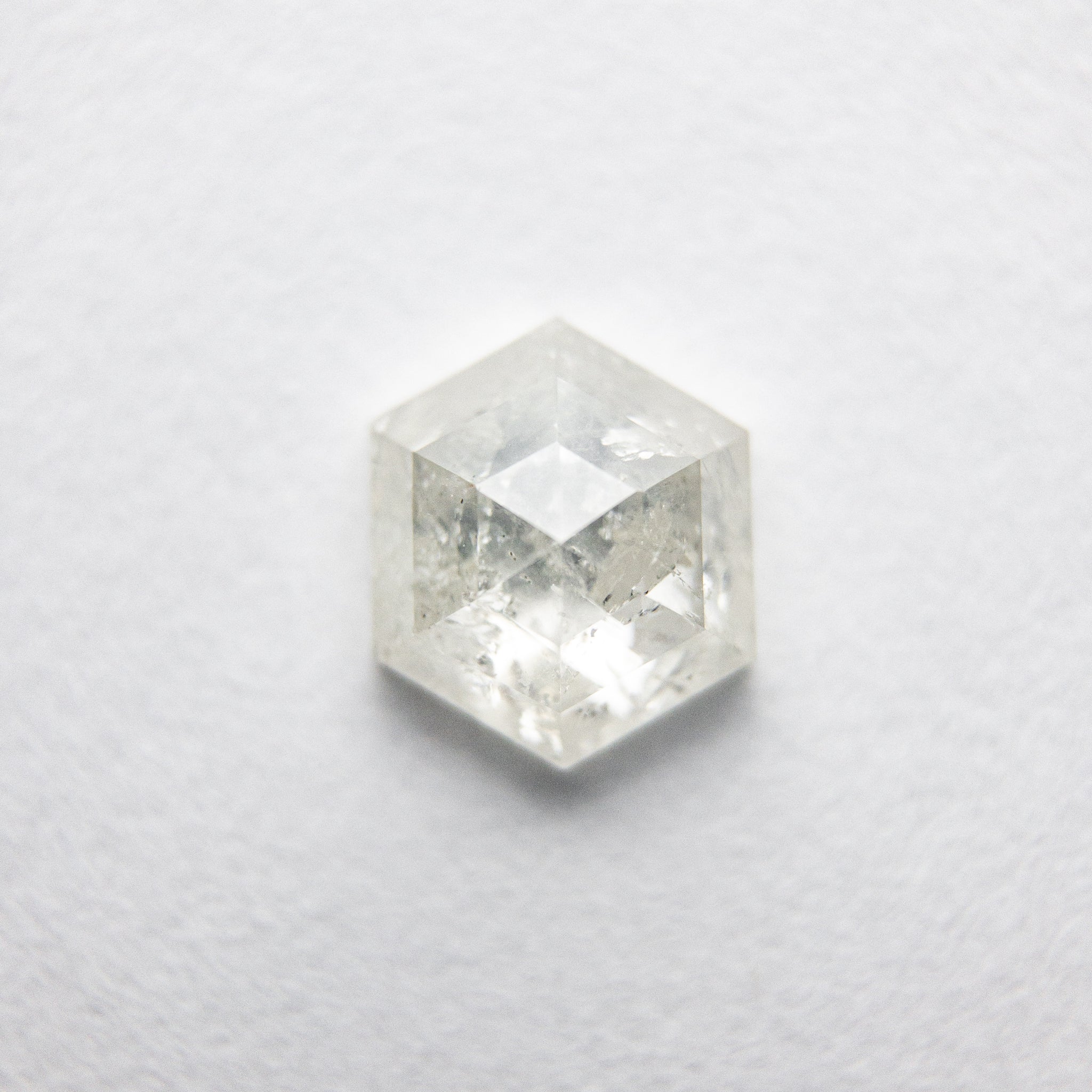 0.87ct 6.53x5.51x2.84mm Hexagon Rosecut 18019-26 - Misfit Diamonds
