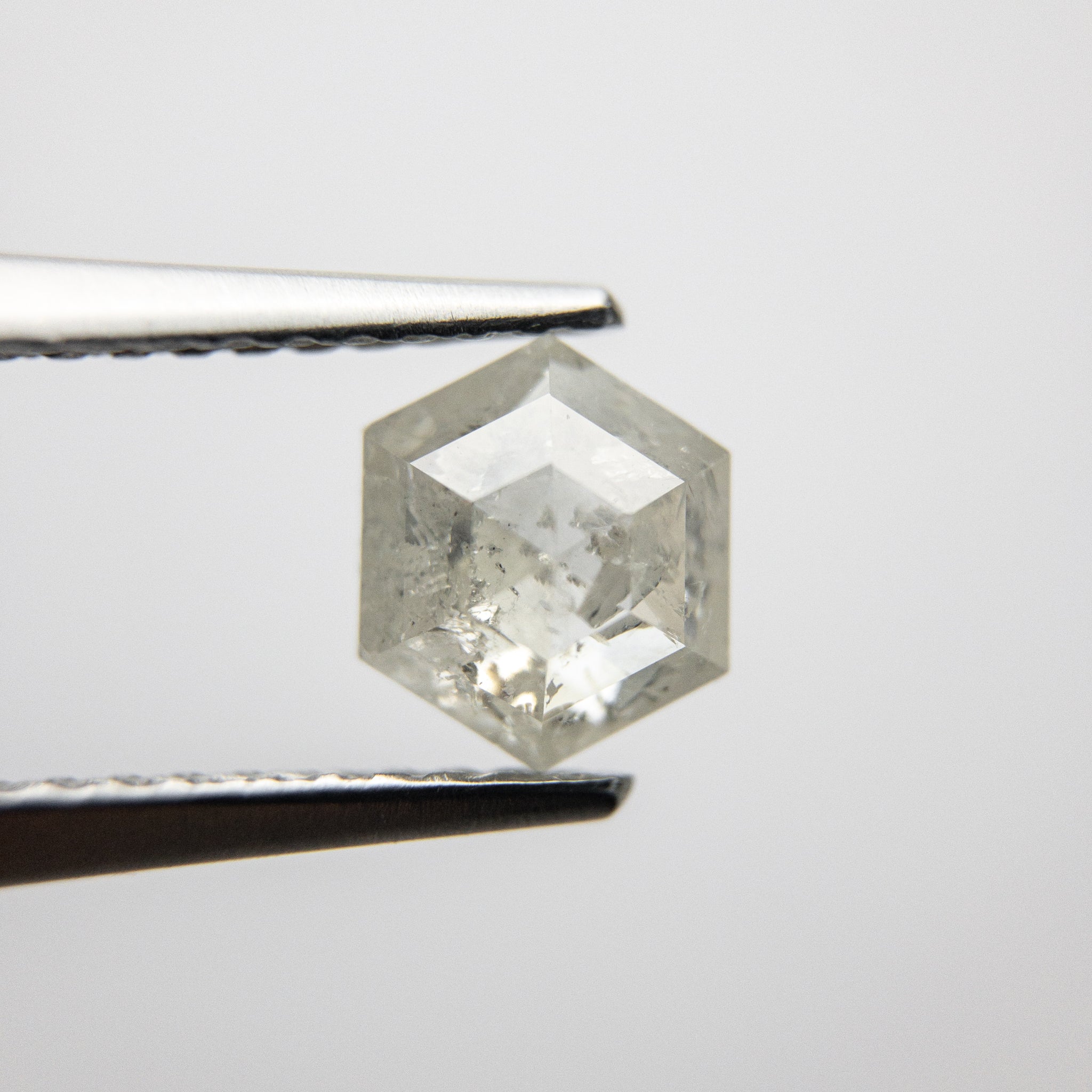 0.87ct 6.53x5.51x2.84mm Hexagon Rosecut 18019-26 - Misfit Diamonds