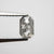 0.88ct 6.54x4.28x2.80mm Cut Corner Rectangle Rosecut 18019-28 - Misfit Diamonds