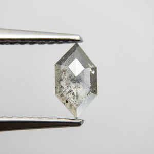 0.43ct 7.19x3.99x1.93mm Hexagon Rosecut 18019-38 - Misfit Diamonds
