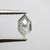 0.43ct 7.19x3.99x1.93mm Hexagon Rosecut 18019-38 - Misfit Diamonds