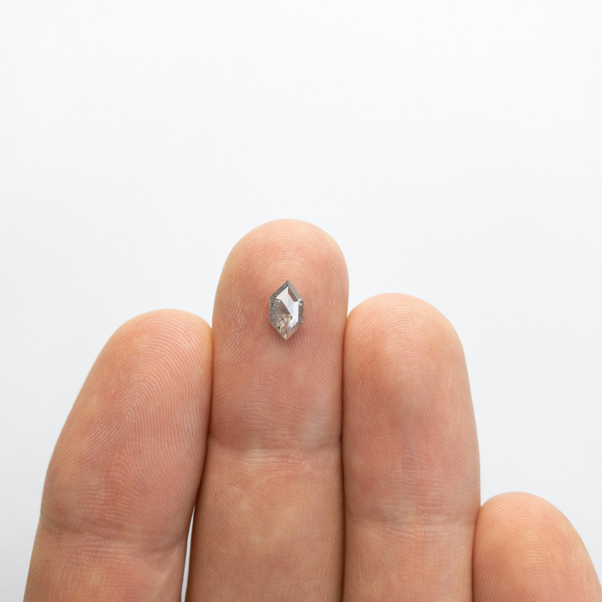 0.43ct 7.19x3.99x1.93mm Hexagon Rosecut 18019-38 - Misfit Diamonds